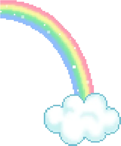 Kawaii Rainbow Clipart Best Glitter Star Gif Lowgif Rainbow Pixel Art Gif Png Rainbow Clipart Transparent