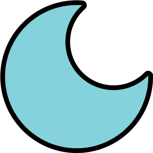 Dark Dim Eclipse Light Moon Night Icon Blue Cresent Moon Cartoon Transparent Png Crescent Moon Transparent Background