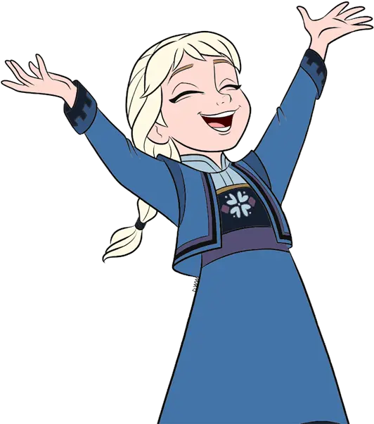 Download Young Elsa Anna Cartoon Png Frozen Young Anna And Elsa Elsa And Anna Png