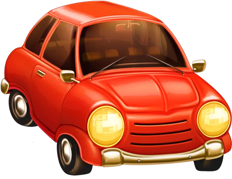 Rezvih Painting Of A Cartoon Car Png Carro Png