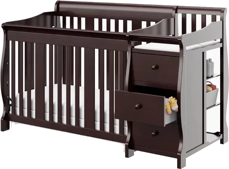 What Isaconvertiblebabycribwithchangingtablestork Storkcraft Portofino 4 In 1 Convertible Crib Png Crib Png