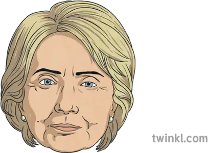 Hillary Clinton Roleplay Mask Illustration Twinkl Illustration Png Hillary Clinton Png