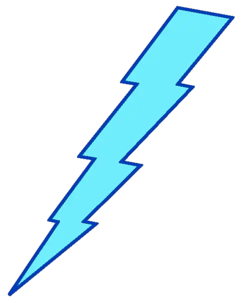 Light Blue Lightning Bolt Blue Lightning Bolt Clipart Png Lightning Bolt Transparent Background