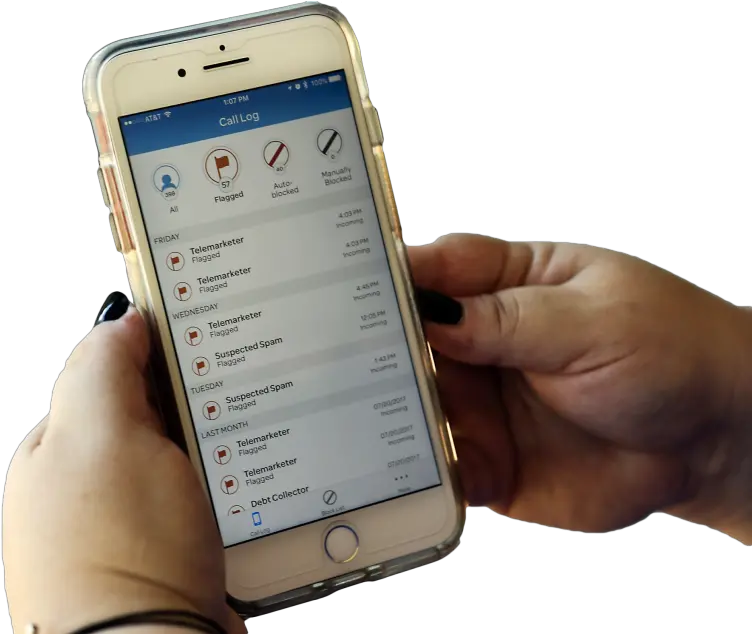 Call Log Displayed Robocall Png Iphone Call Png