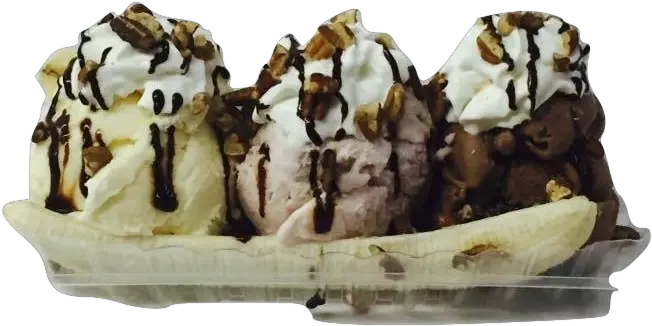 Download Banana Split Gelato Png Banana Split Png