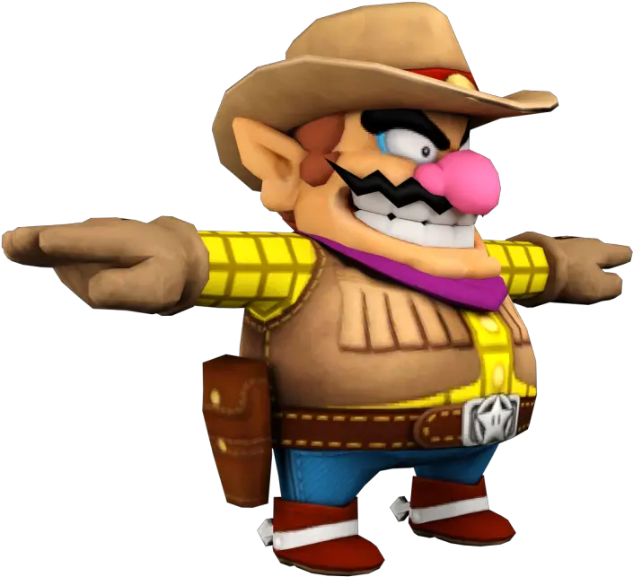 Mobile Mario Kart Tour Wario Cowboy The Models Resource Wario Cowboy Mario Kart Png Mario Kart Tour Icon