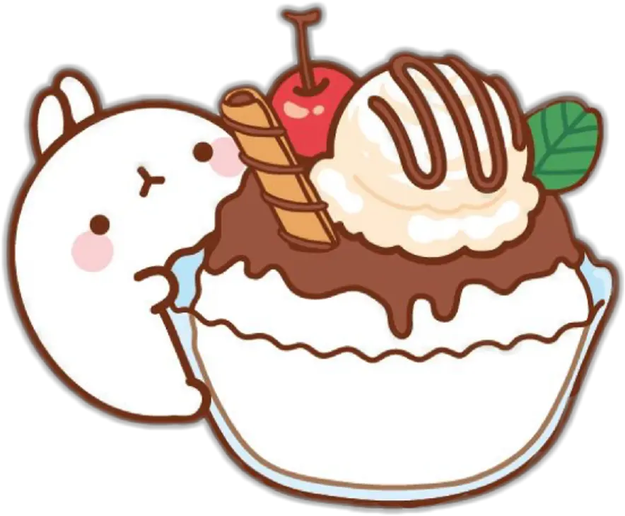 Ice Cream Sundae Kawaii Kawaii Ice Cream Sundae Png Ice Cream Sundae Png