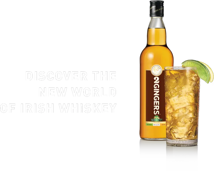 Download Bottle Glass 2 Gingers Irish Whiskey 750 Ml 2 Gingers Irish Whiskey Png Whiskey Bottle Png