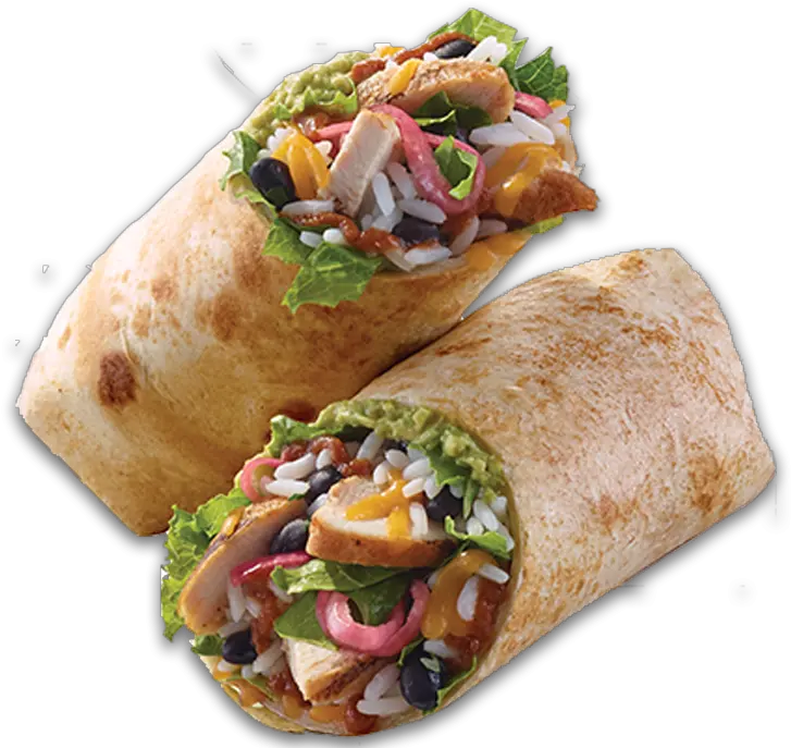 Smoothie U0026 Food Menu Tropical Cafe Tropical Smoothie Cafe Baja Chicken Wrap Png Chipotle Burrito Png