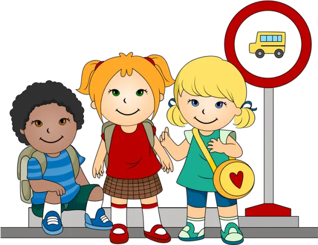 Walking School Bus Clipart Clip Art Li 1713546 Png School Bus Stop Clipart School Bus Clipart Png