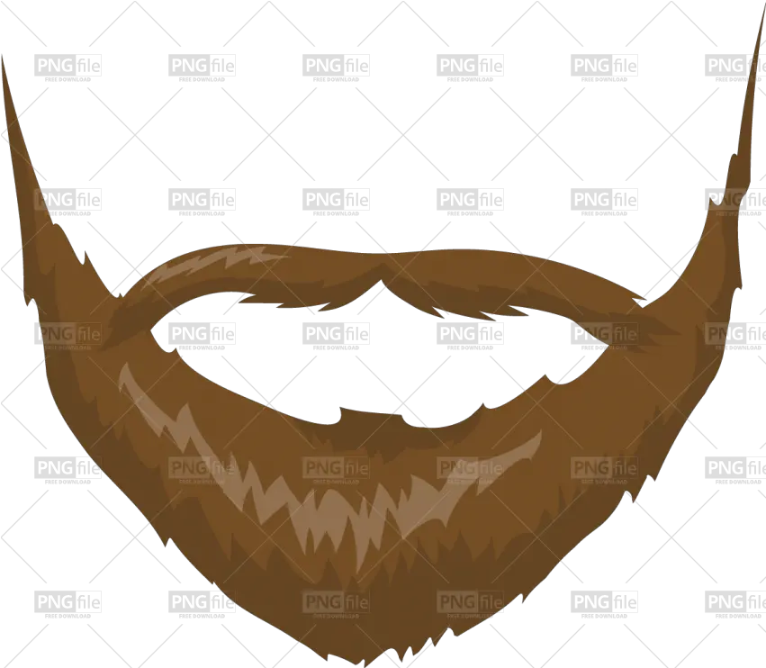 Vector Beard Png Free Download Photo 402 Pngfilenet Brown Beard Vector Png Beard Png Transparent