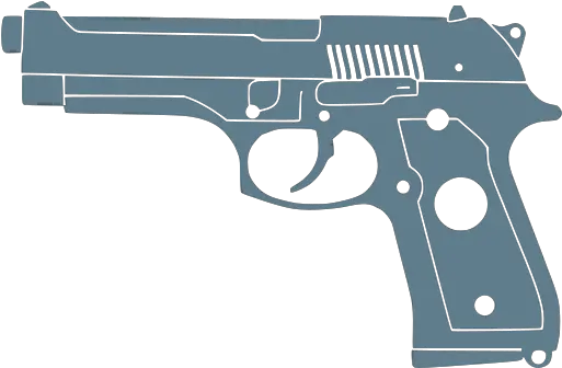 Pin Gun Svg Png Revolver Icon