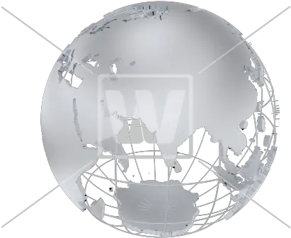 Globe Png Asia Language Metal Mesh Png