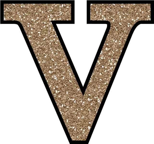 Letter V Transparent Image Png Arts Glitter Alphabet Letter V Letter V Png