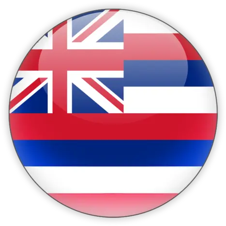 Round Icon Hawaii State Flag Png Hawaii Png