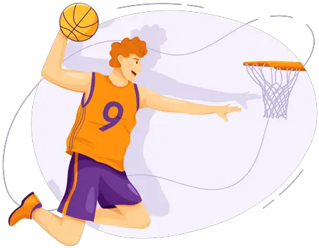 Best Premium Basketball Player Illustration Download In Png Icon