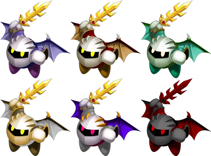 Download Metaknight Palette Meta Knight Smash Colors Png Meta Knight Smash Bros Colors Meta Knight Png