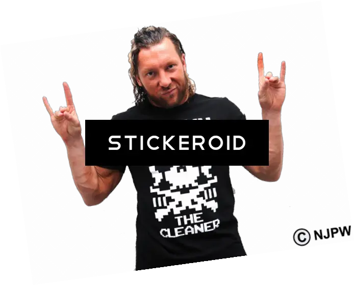 Kenny Omega Bullet Club Njpw Japan Long Kenny Omega Portrait Png Bullet Club Logo Png