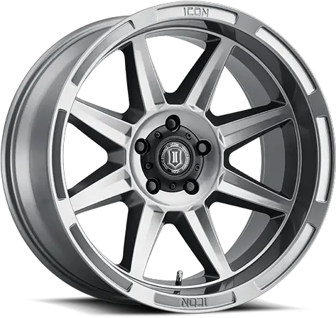 Icon Wheels Gunmetal Png Fj Icon Black