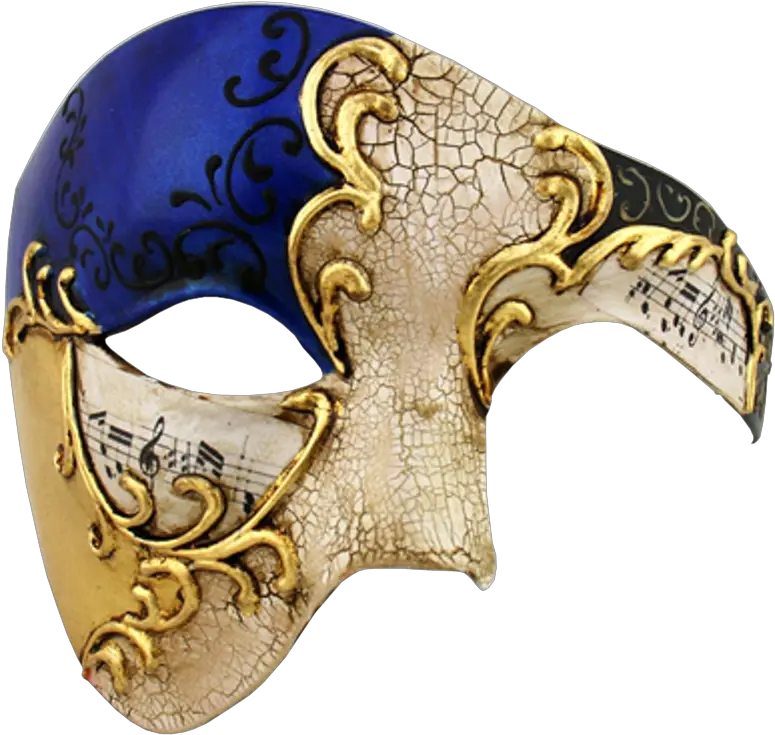 Gold Series Phantom Of The Opera Half Male Masquerade Masks Png Phantom Of The Opera Mask Png