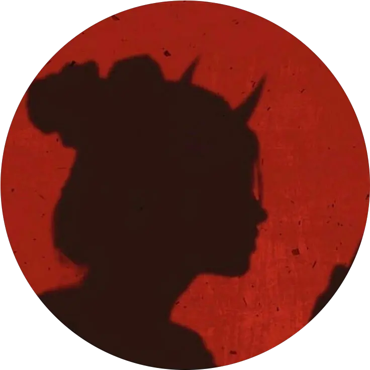 Red Aesthetic Devil Shadow Shefalitayal Hair Design Png Demon Tumblr Icon