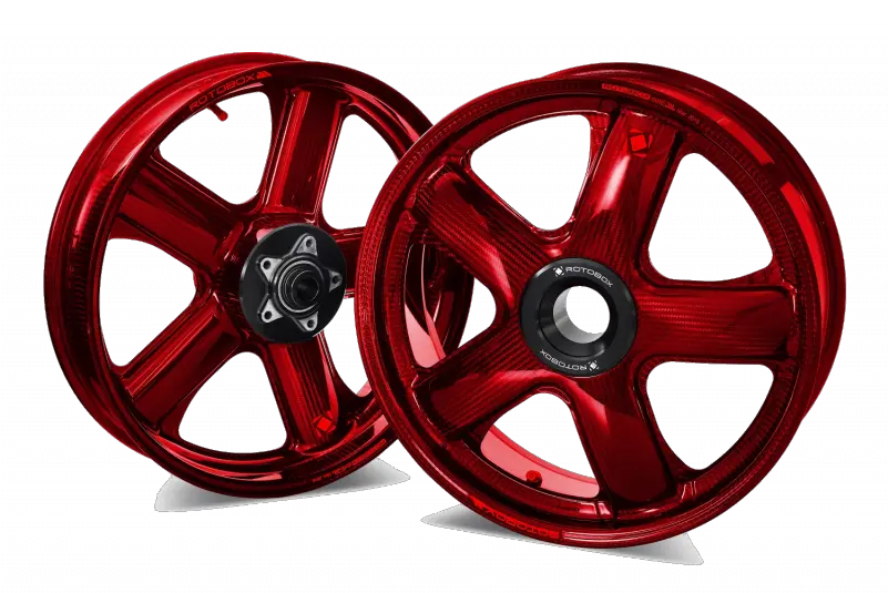 Rotobox Rbx2 Rear Ducati Scrambler Rotobox Carbon Wheels Png Ducati Icon Red