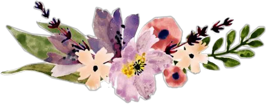 Hd Border Flowers Divider Watercolor Flowers Divider Png Watercolor Border Png