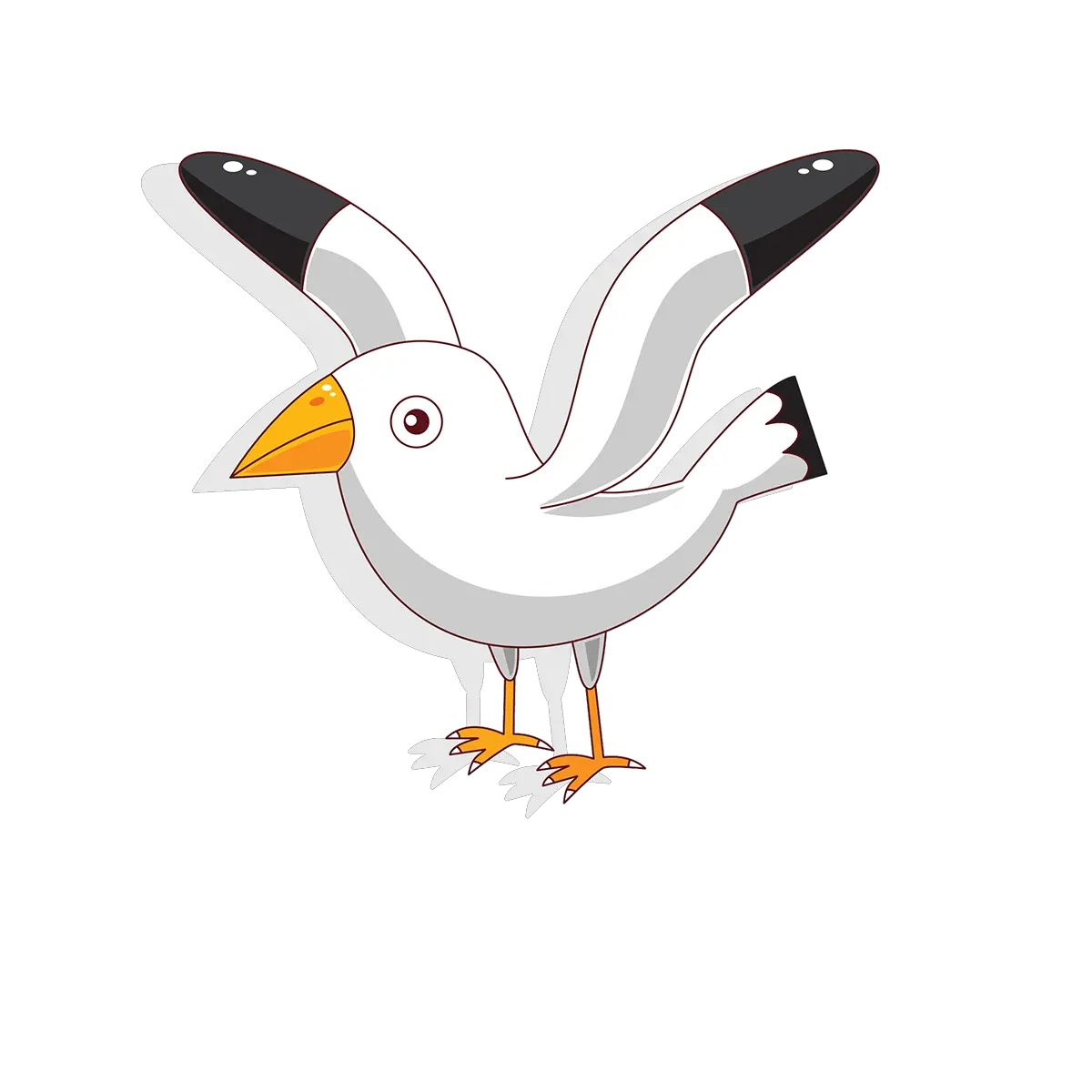 Seagull Clipart Australian Bird Cartoon Seagull Png Seagull Png