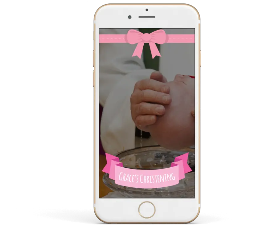 Download Christening Pink Bow Png Image With No Background Iphone Pink Bow Png