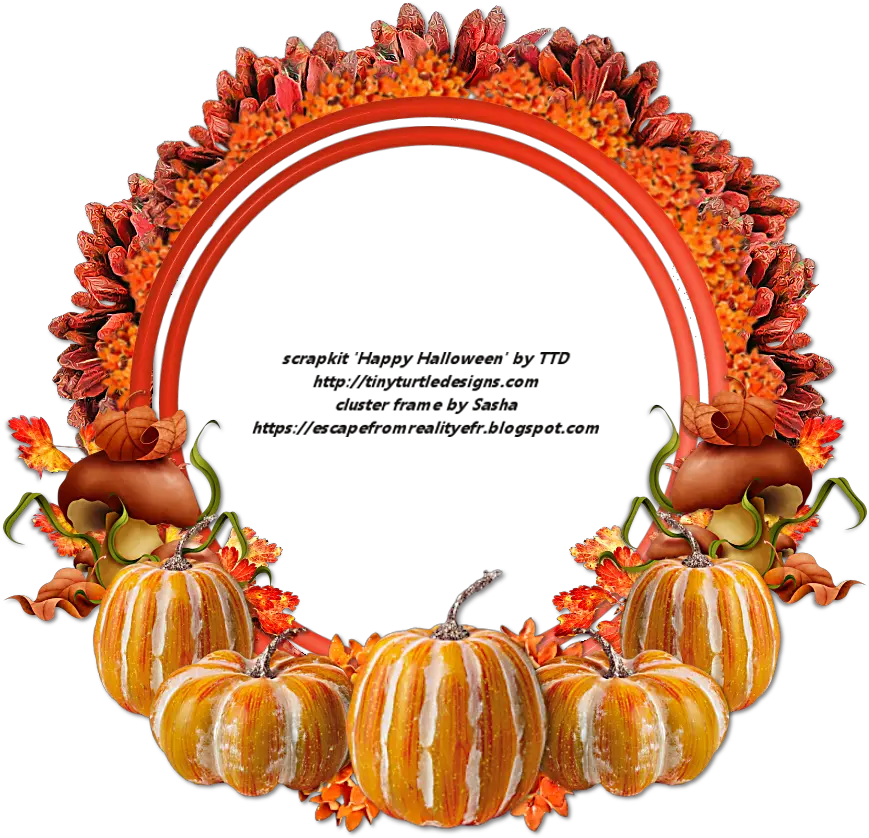 Halloween Clusters Png 4 Image Decorative Halloween Frame Png