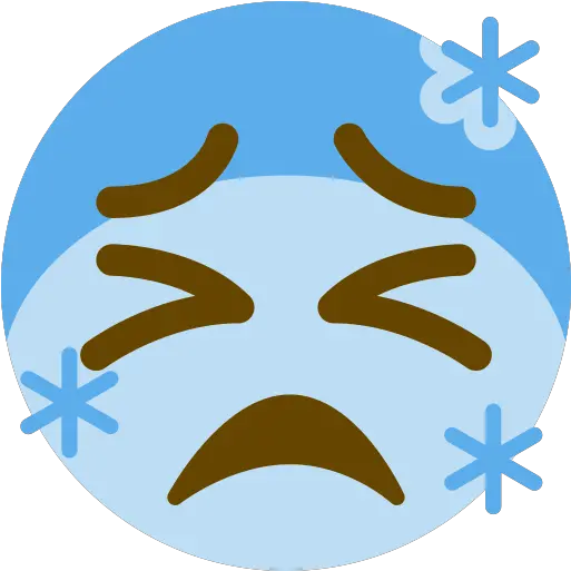 Cold Cold Face Emoji Png Cold Png