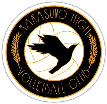 Karasuno Logo Sticker Png Haikyuu