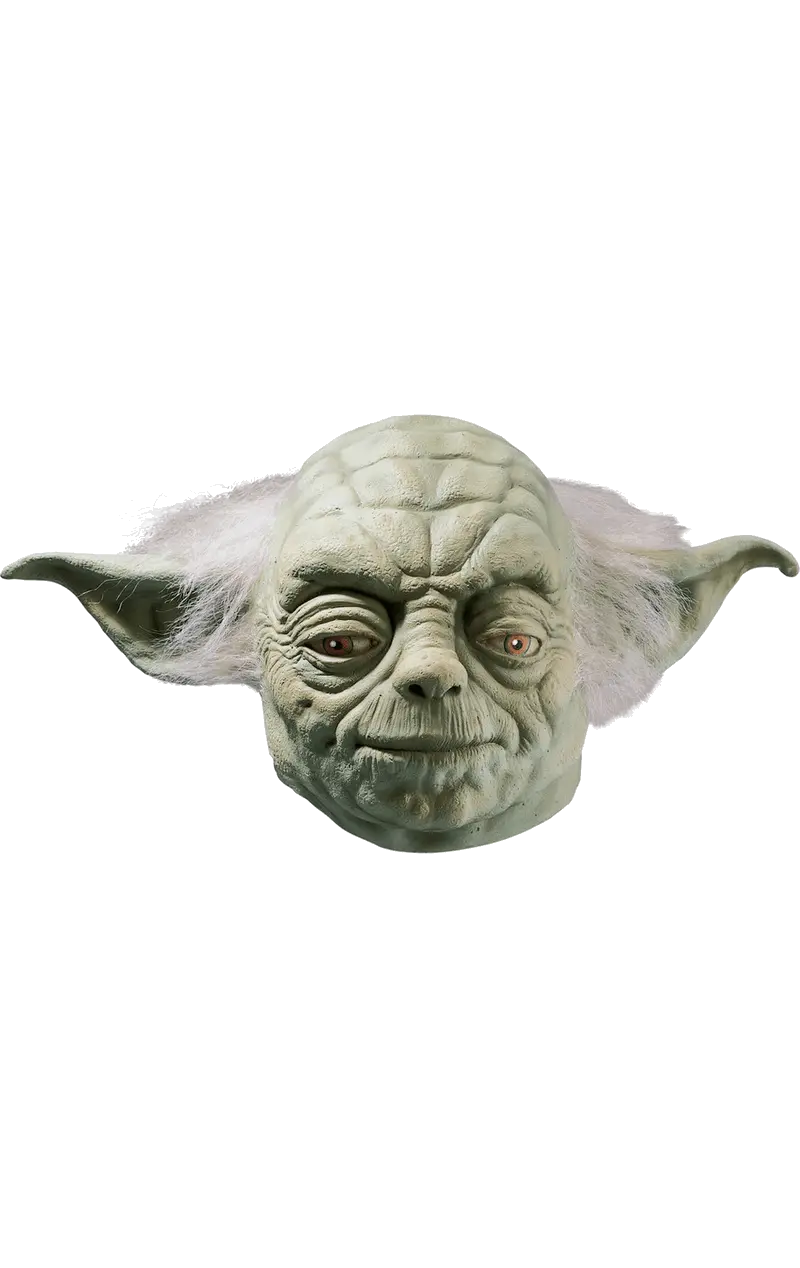 Yoda Star Wars Deluxe Latex Mask Yoda Mask Png Yoda Png