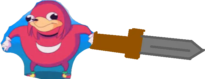 De Life Of Ugandan Knuckles Tynker Avatar Png Uganda Knuckles Png