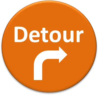 Keeping Distance Detour Icon Png Full Size Png Distance Icon