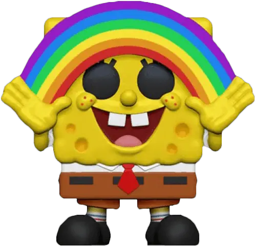 Funko Pop Spongebob Squarepants Rainbow Spongebob Rainbow Pop Png Pop Png