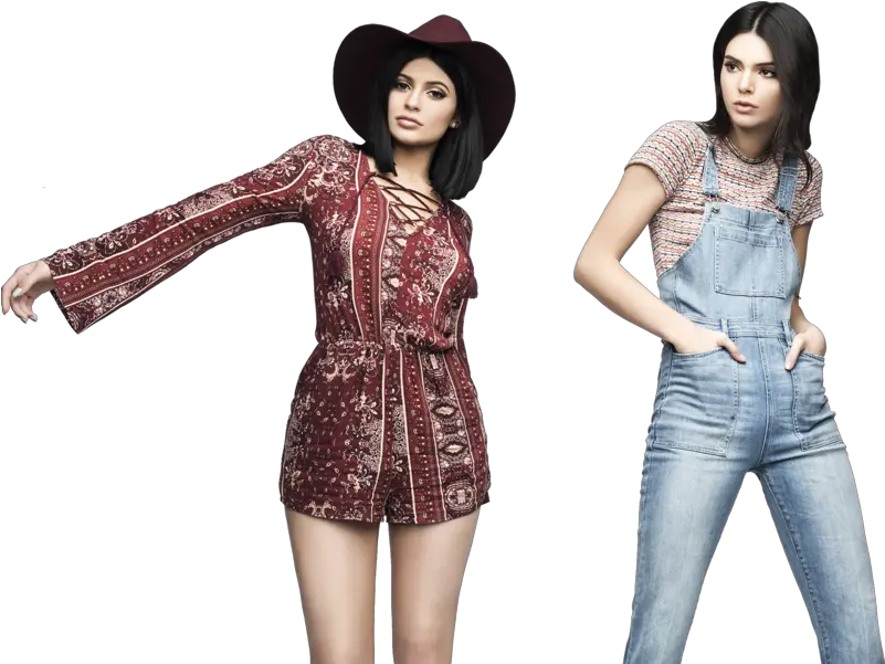 Download Kendall Kylie Jenner Kendall And Kylie Romper Png Kylie Jenner Transparent