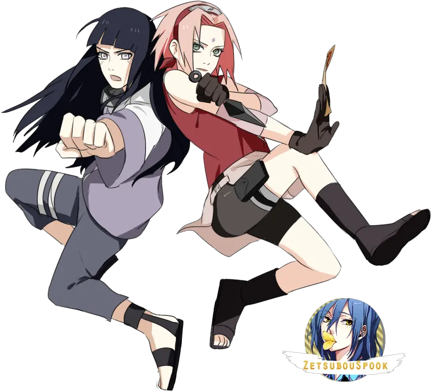 Sakura Picture Royalty Free Library Sakura And Hinata Png Naruto Transparent