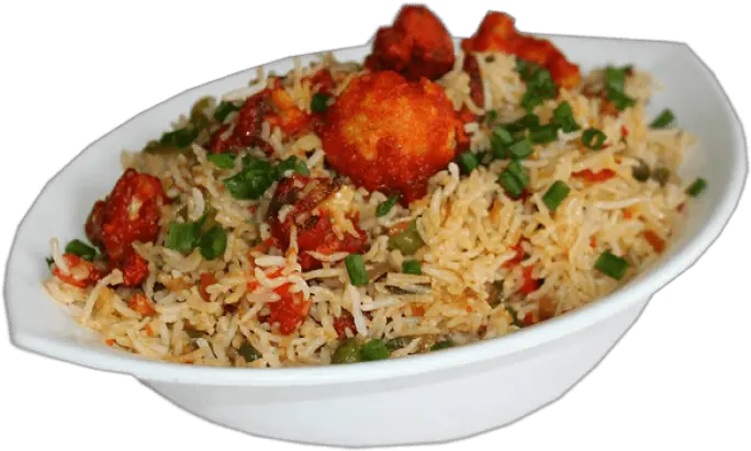 Healthy Dinner Plate Png Spicy Manchurian Fried Rice Food Plate Png