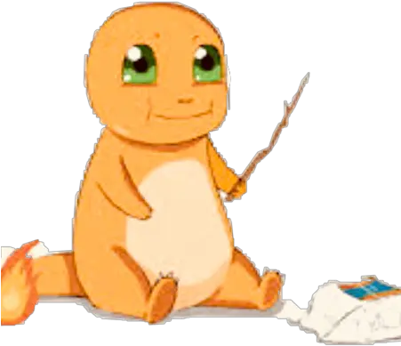 Roasting Marshmellows With Hos Tail Pokemon Charmander Gif Png Charmander Transparent