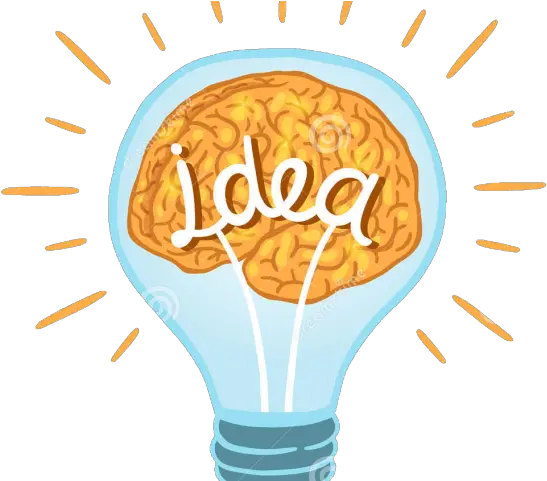 Lightbulb Clipart Human Brain Brain Light Bulb Png Human Brain Png