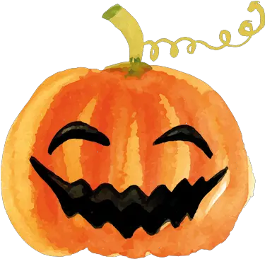 Smiling Pumpkin Halloween Wall Sticker Pumpkin Png Halloween Pumpkin Transparent