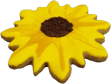 Sunflower Cookie Sunflower Png Sunflower Emoji Transparent