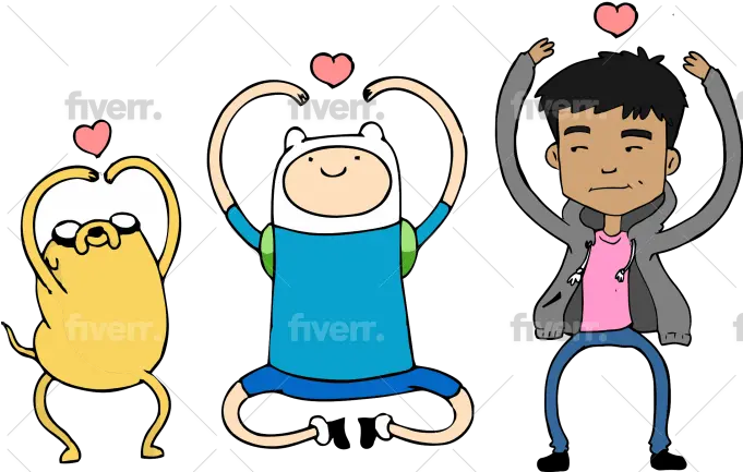 Draw You Like Adventure Time Adventure Time Jake Heart Png Adventure Time Png