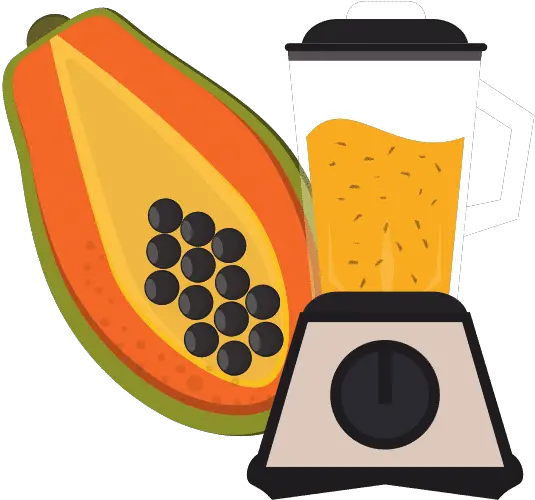 Papaya And Juice Icon Blender Vector Png Papaya Icon