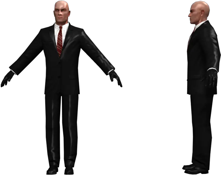 Blood Money Hitman Blood Money 3d Model Png Agent 47 Png