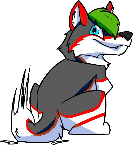 Slap U003c3 Without Background By Snowyhusky96 Slap Gif Transparent Background Png Husky Transparent Background