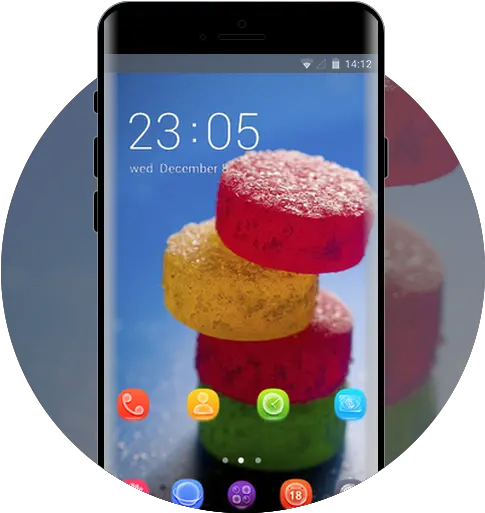 Sweet Candy Free Android Theme U2013 U Launcher 3d Camera Phone Png Hulk Icon Pack