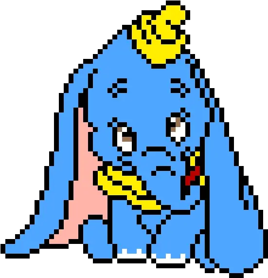 Dumbo Pixel Art Maker Pixel Art Disney Dumbo Png Dumbo Png