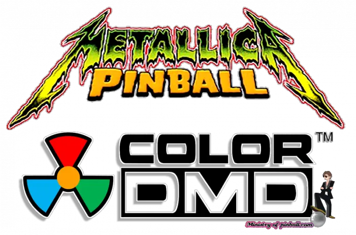 Metallica Colordmd Ministry Of Pinball Colordmd Png Metallica Logo Font